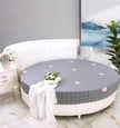 Modern Round Cotton Fitted Bedsheet / Ruchi 