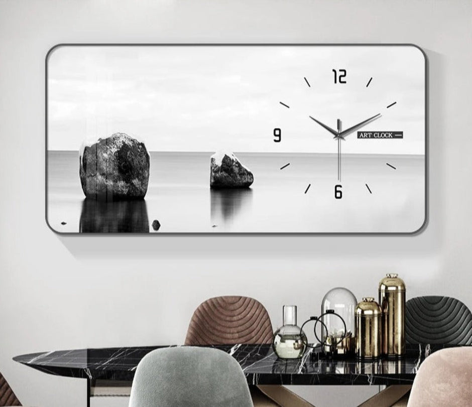 Modern 3D Wall Clock Decor / Ruchi