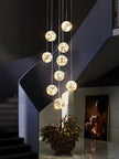 LED Ball Pendant Light Chandelier For Staircase / Ruchi