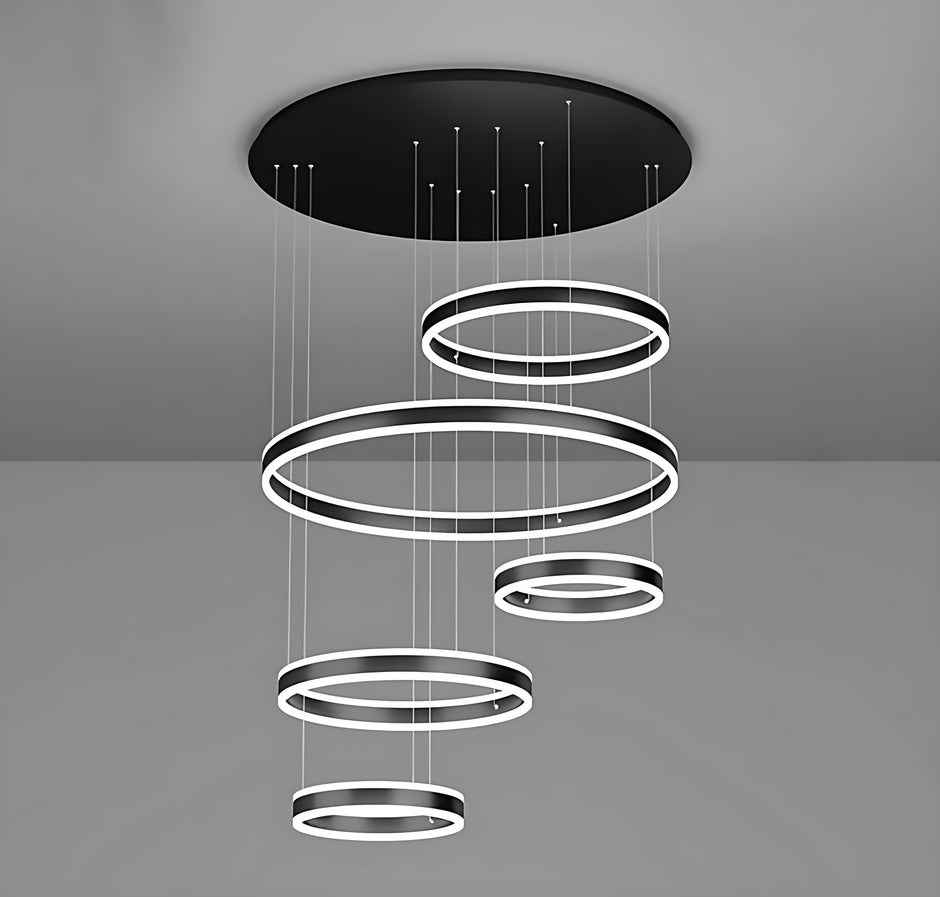Modern Remote Control LED Circle Chandelier / Ruchi