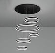 Modern Remote Control LED Circle Chandelier / Ruchi