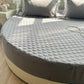 Cotton Round Fitted Bedsheet And Pillows