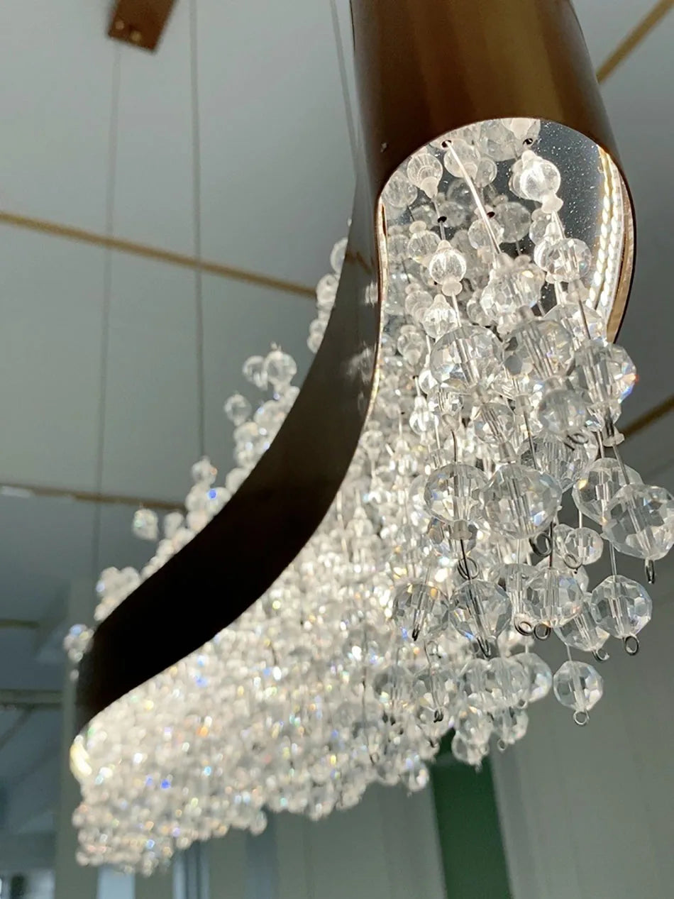 Modern Crystal Shiny Style LED Chandelier / Ruchi