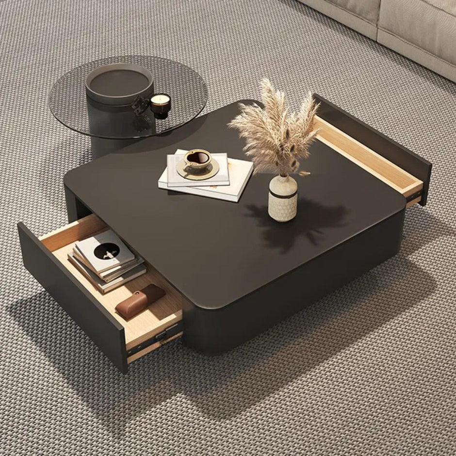 Semi Circular Sectional Leather Sofa