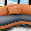 Modern Leather Circular Sofa Set / Ruchi