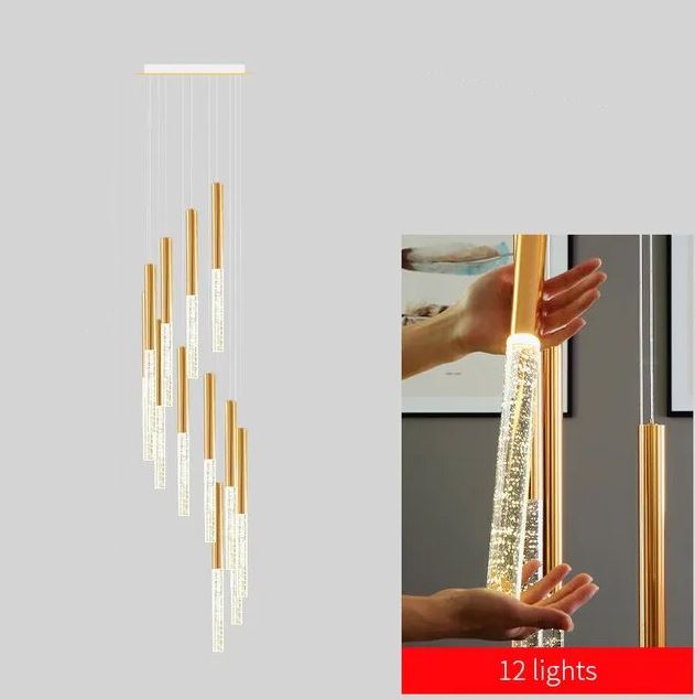 Large LED Multi Light Pendant Chandelier / Ruchi