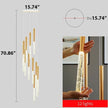 Large LED Multi Light Pendant Chandelier / Ruchi