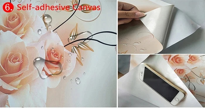 3D Feather Style Modern Fashionable Mural Design Wallpaper / Ruchi