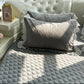 Cotton Round Fitted Bedsheet And Pillows
