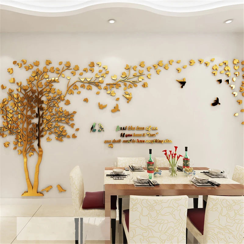 Opulent 3D Acrylic Wall Sticker