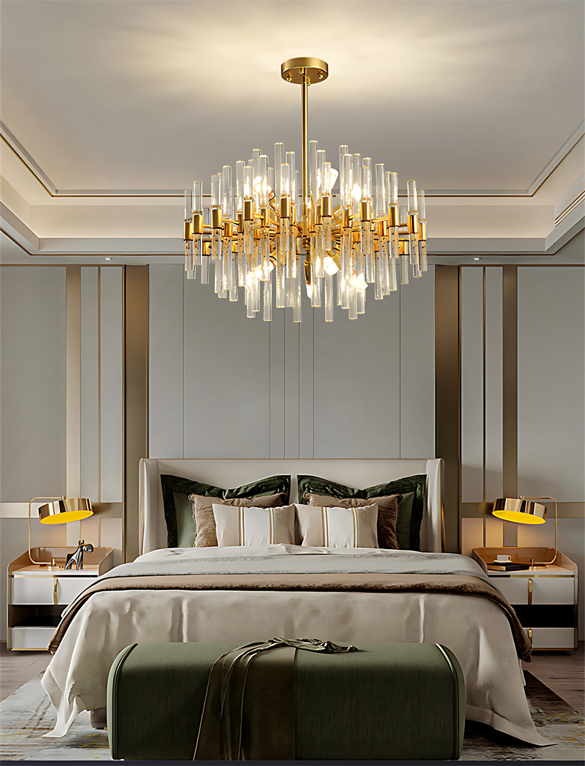 Contemporary Glorious LED Crystal Chandelier / Ruchi