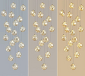 LED Ball Pendant Light Chandelier For Staircase / Ruchi