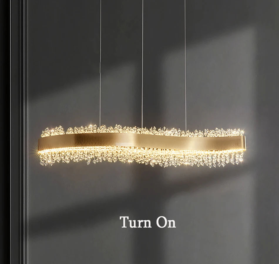 Modern Crystal Shiny Style LED Chandelier / Ruchi
