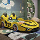 LED Car Leather Kids Bed With Storage / Ruchi