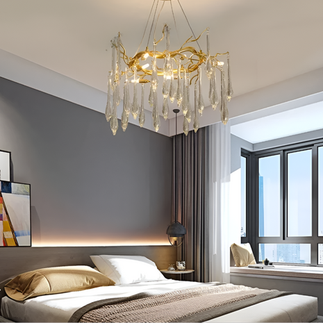 Modern LED Crystal Chandelier For Dining Room