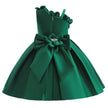 Modern Princess Flower Decorated Kids Party Wear / Ruchi