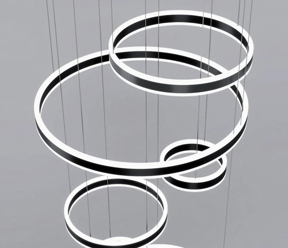 Modern Remote Control LED Circle Chandelier / Ruchi