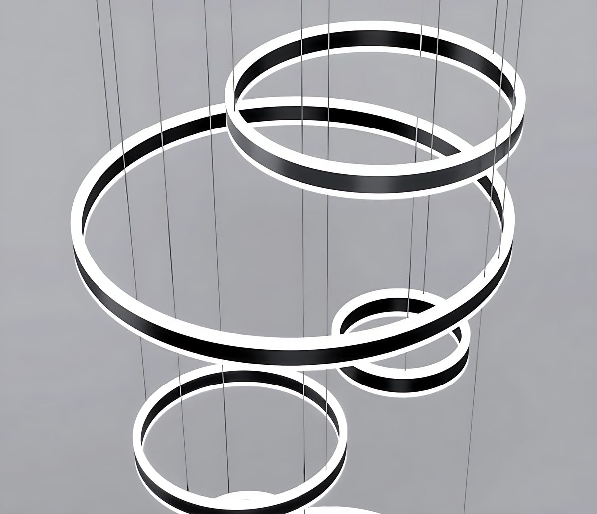 Modern Remote Control LED Circle Chandelier / Ruchi