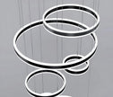 Modern Remote Control LED Circle Chandelier / Ruchi