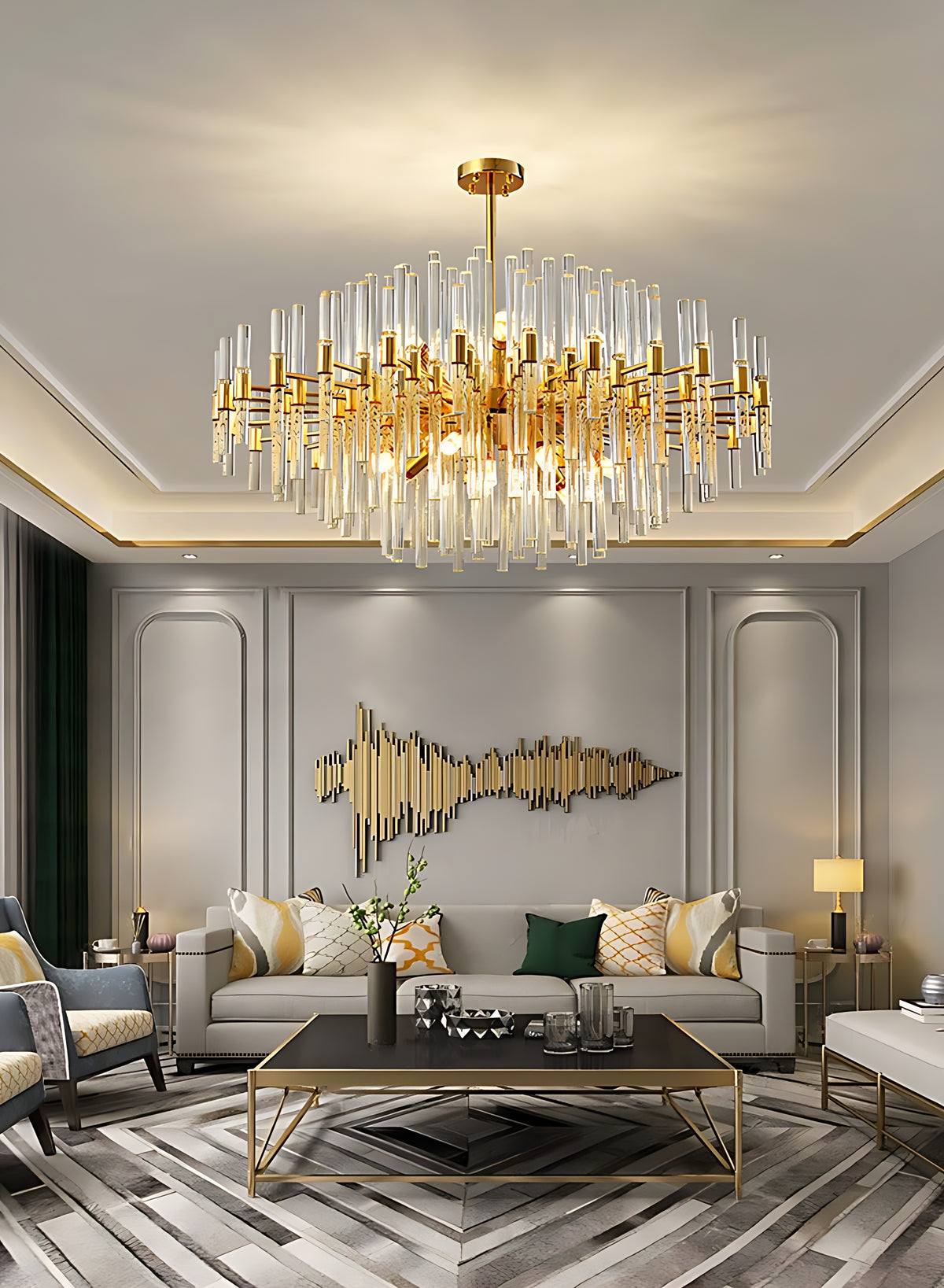 Contemporary Glorious LED Crystal Chandelier / Ruchi