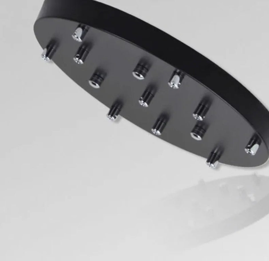 Black Modern LED Pendant Lighting / Ruchi