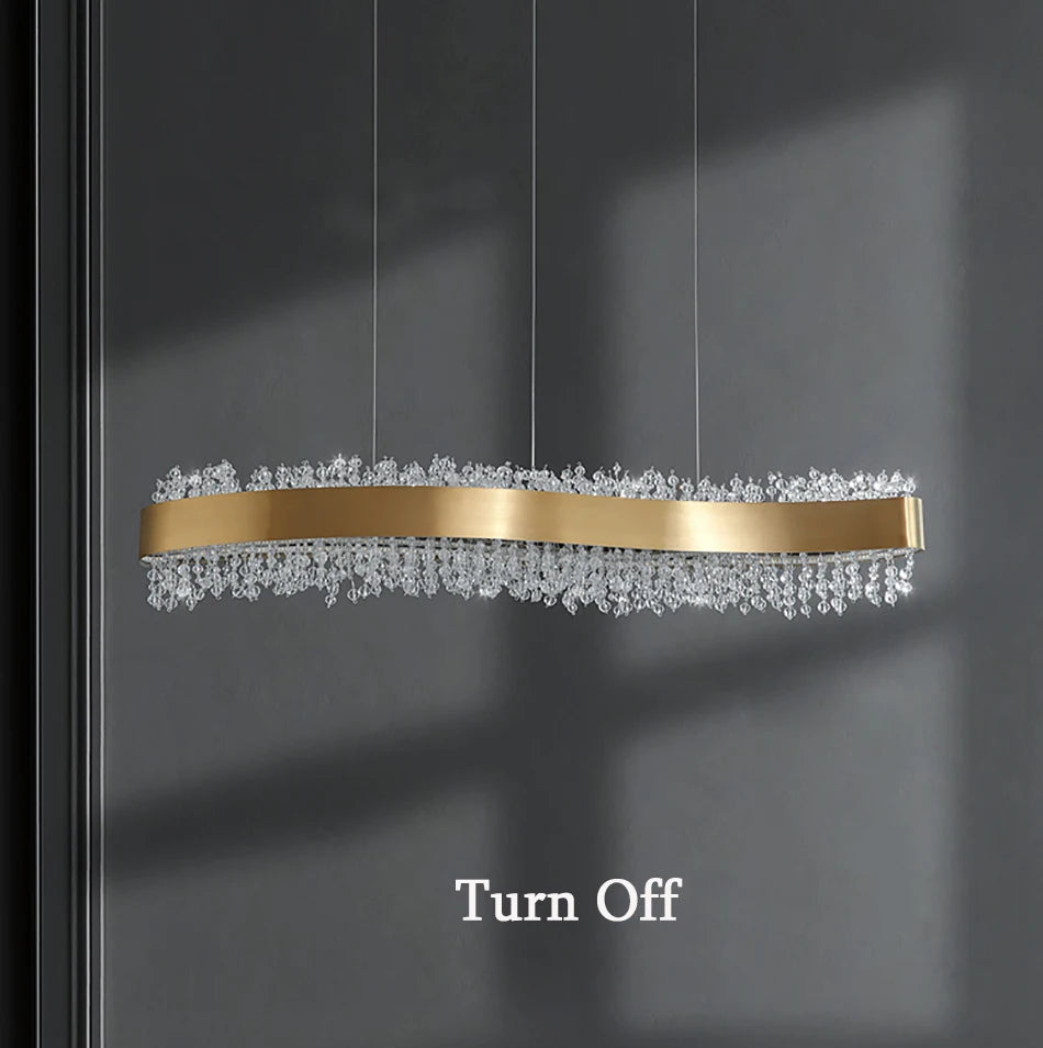 Modern Crystal Shiny Style LED Chandelier / Ruchi