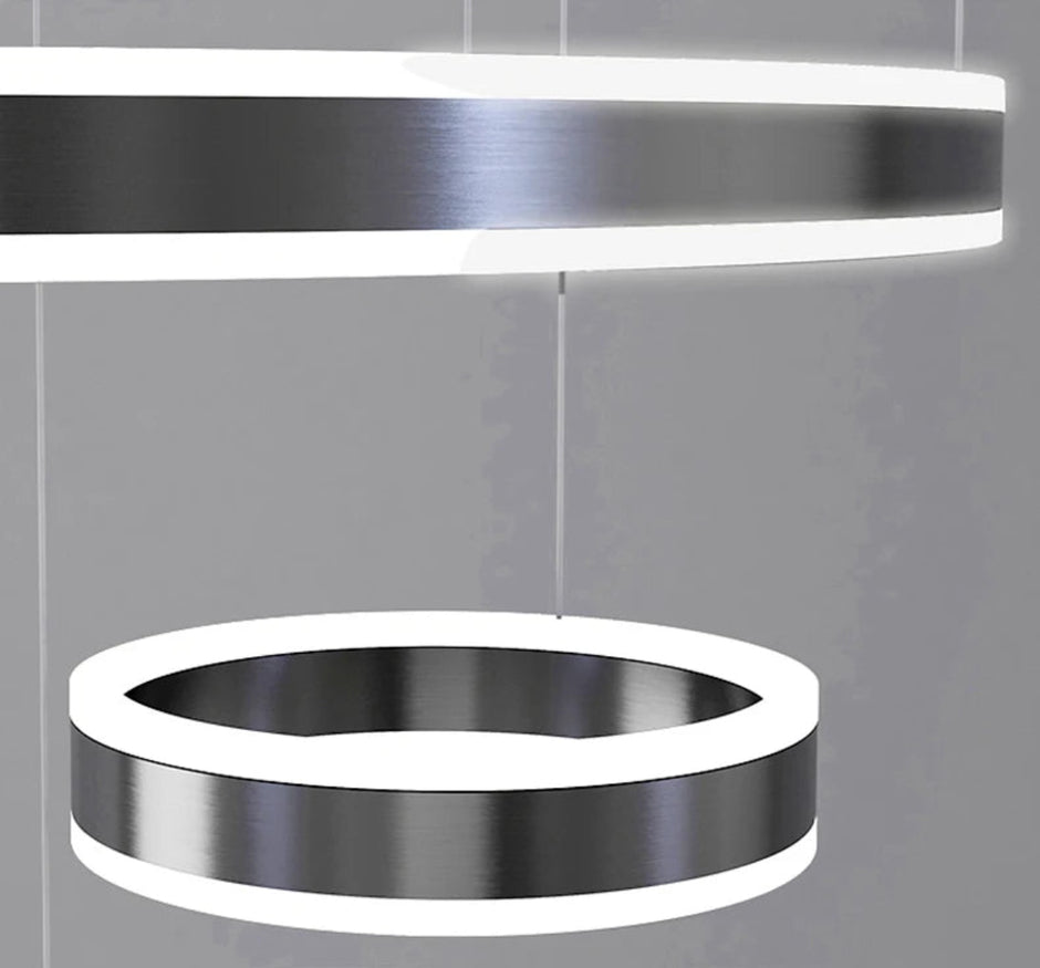 Modern Remote Control LED Circle Chandelier / Ruchi