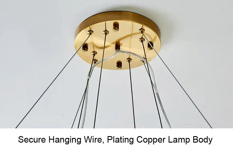 Luxury LED Crystal Chandelier Lamp / Ruchi