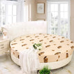 Modern Round Cotton Fitted Bedsheet / Ruchi 