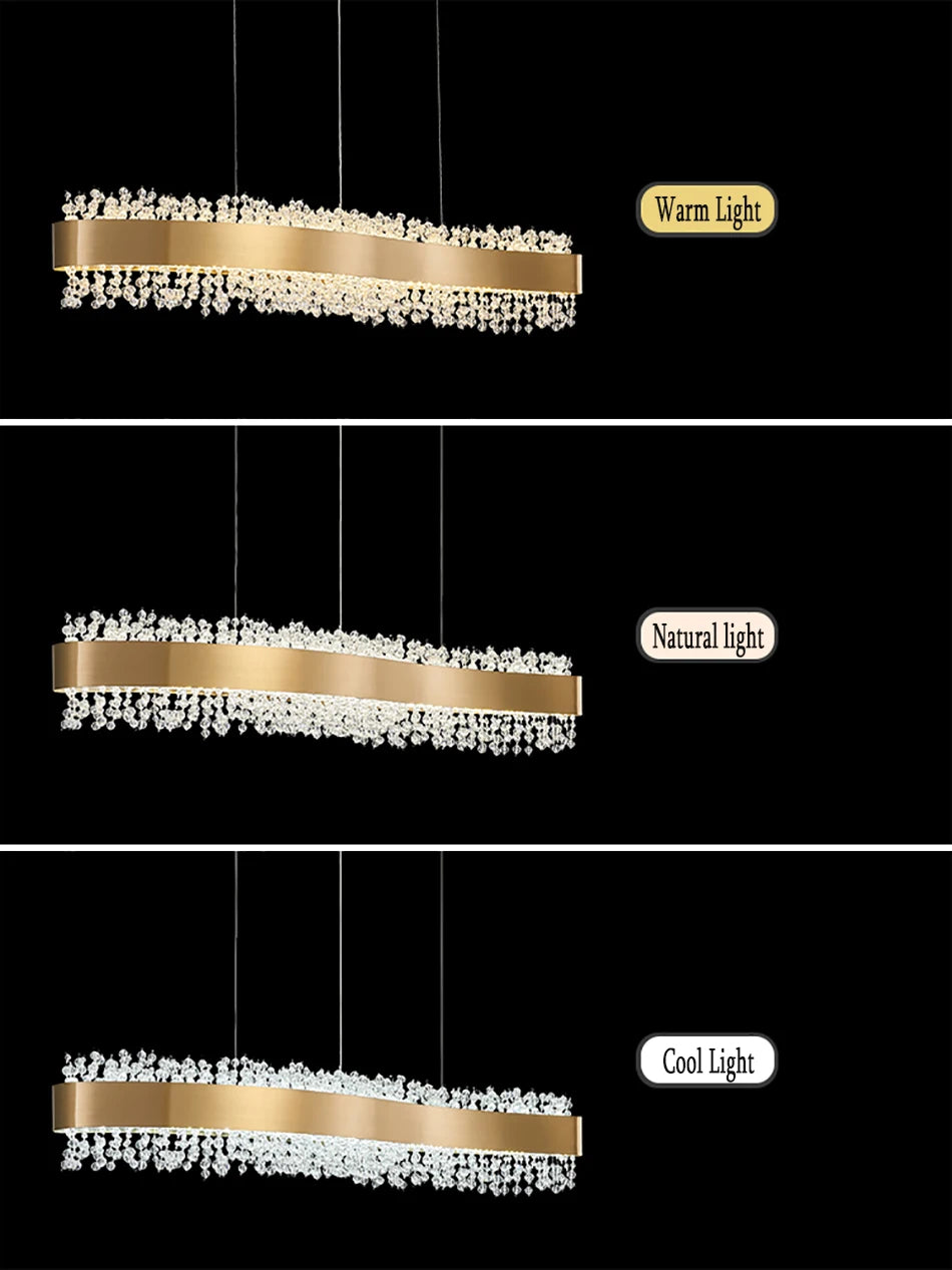 Modern Crystal Shiny Style LED Chandelier / Ruchi