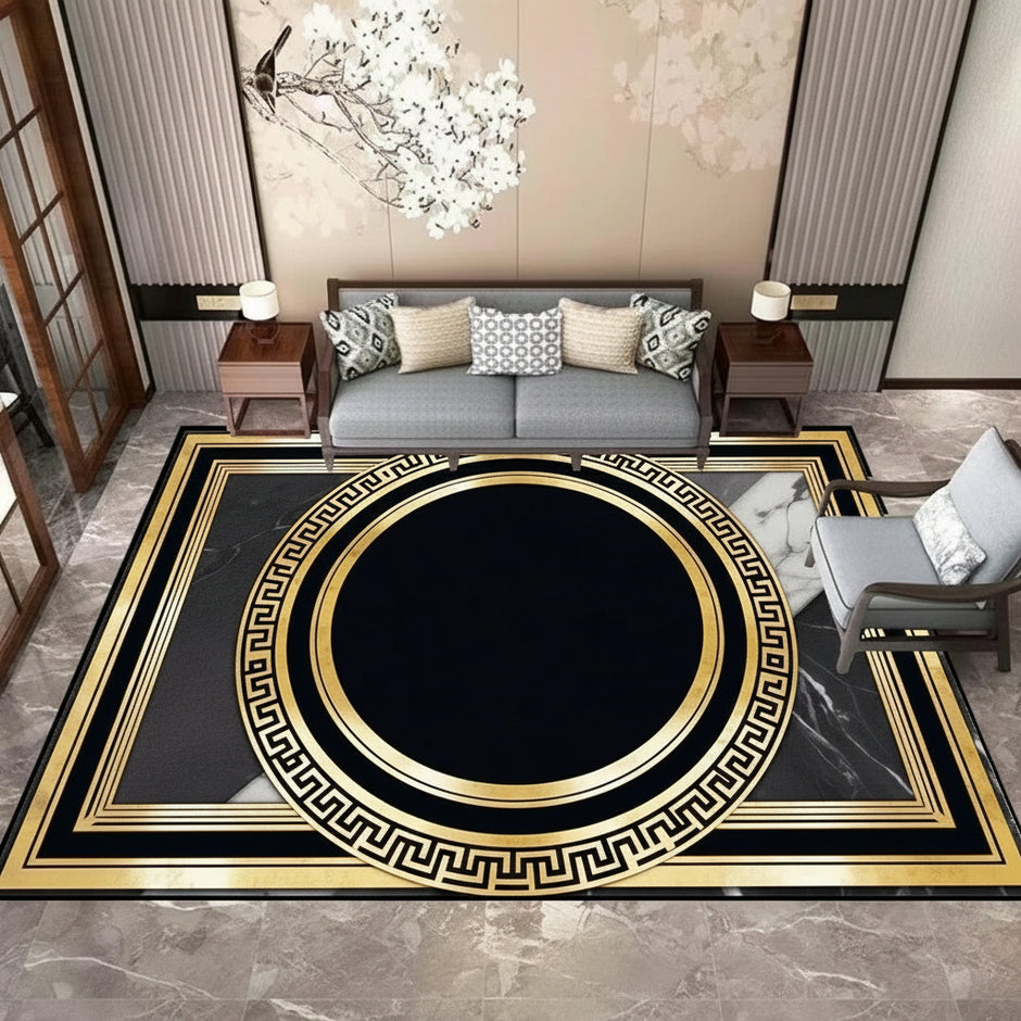 Splendacious Flannel Non-Slip Living Room Rug / Ruchi