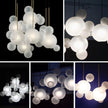Bubble Shaped LED Glass Pendant Lighting / Ruchi