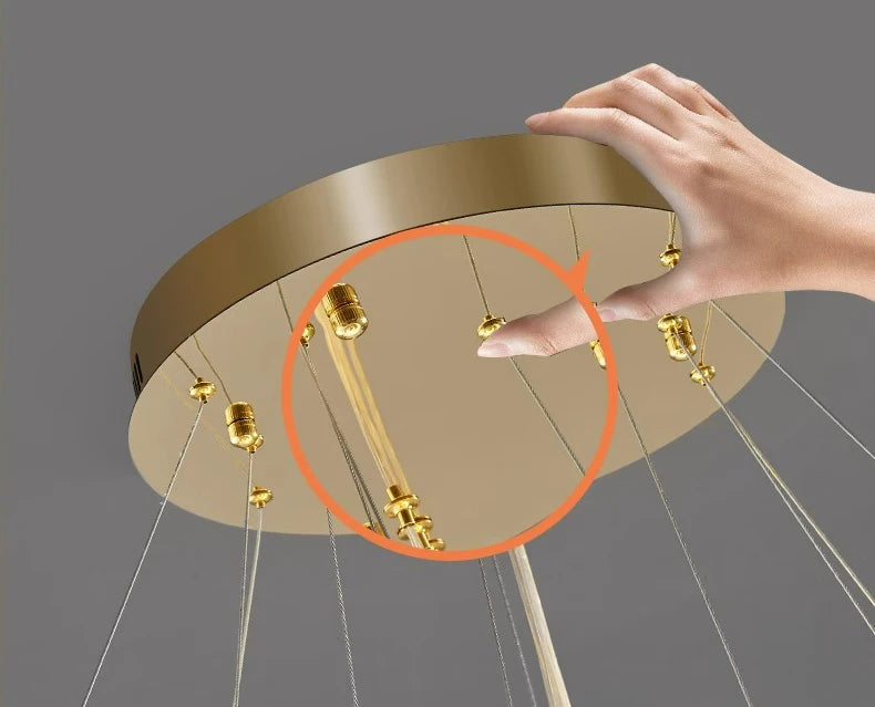 Modern Remote Control Crystal Chandelier / Ruchi