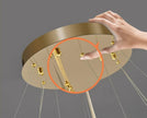 Modern Remote Control Crystal Chandelier / Ruchi