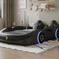 LED Leather Kids Car Bed With Mattress / Ruchi