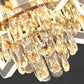 Remote Control LED Crystal Ceiling Fan Light / Ruchi