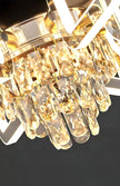 Remote Control LED Crystal Ceiling Fan Light / Ruchi