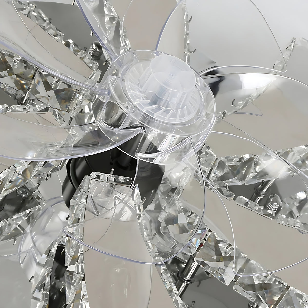 Modern Remote Control Ceiling Fan With LED Light / Ruchi