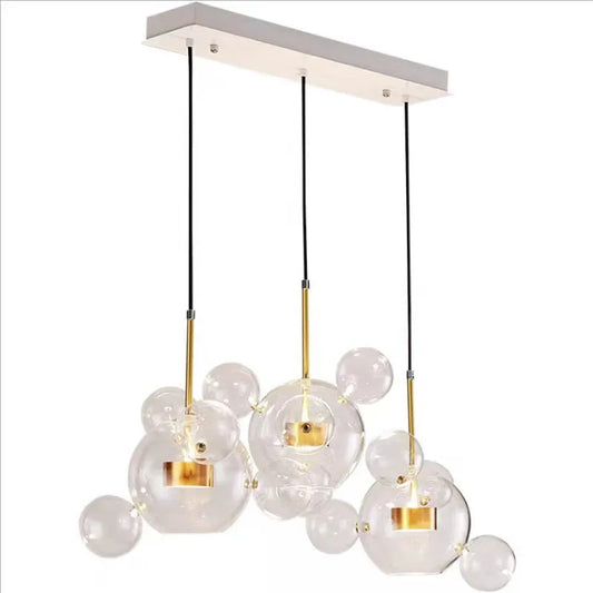 Clear Bubble LED Glass Pendant Lighting