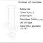 Bubble Shaped LED Glass Pendant Lighting / Ruchi