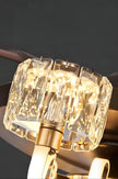 Remote Control LED Crystal Ceiling Fan Light / Ruchi