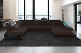 Fabric Sectional Sofa With LED Lights / Ruchi
