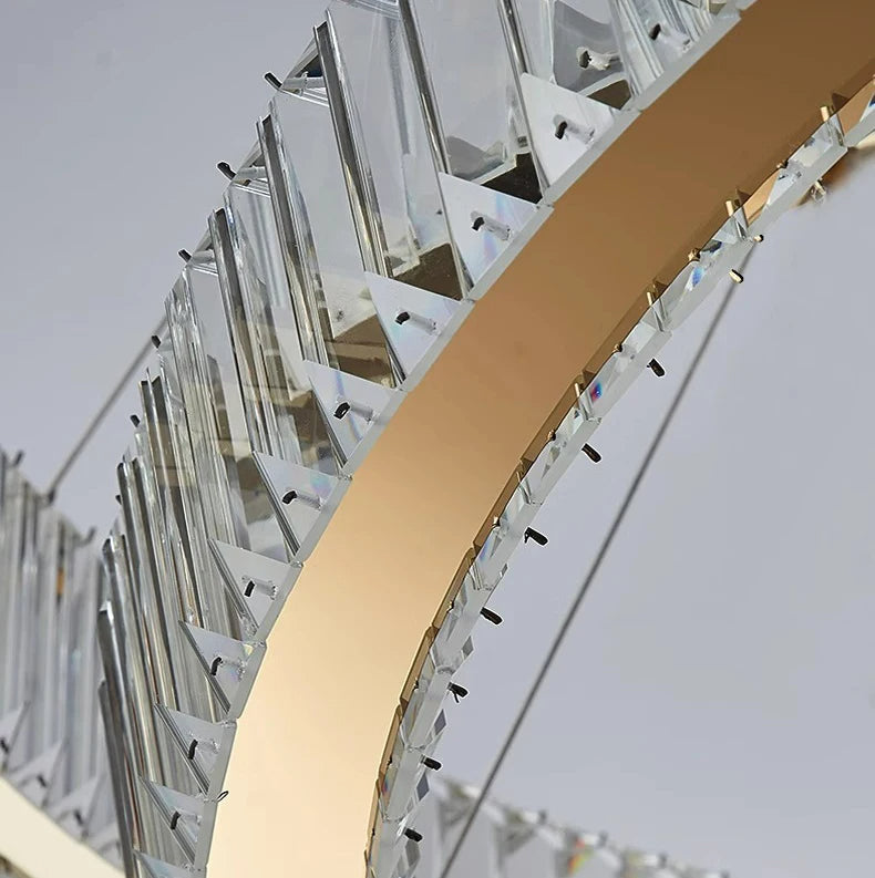 Modern Remote Control Crystal Chandelier / Ruchi