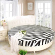 Modern Round Cotton Fitted Bedsheet