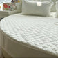 Cotton Round Fitted Bedsheet And Pillows