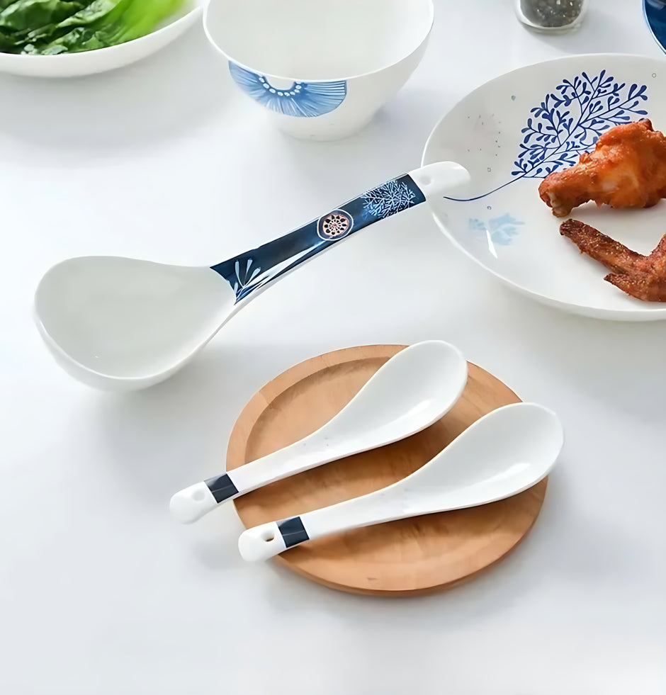 32 Pieces Ceramic Kitchen Dinnerware Set / Ruchi