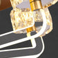 Remote Control LED Crystal Ceiling Fan Light / Ruchi