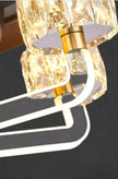 Remote Control LED Crystal Ceiling Fan Light / Ruchi