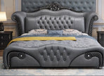 Royal European Leather Bed