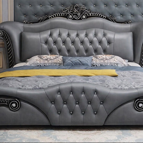 Royal European Leather Bed / Ruchi